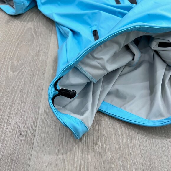 Above the Links Waterproof Windproof Elite Performance Golf Wear Tops - Aqua Blu - Picture 5 of 7